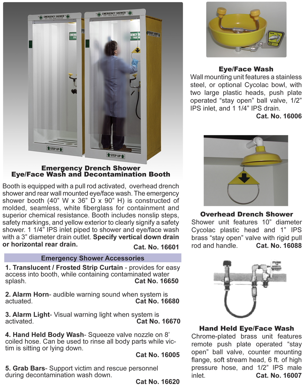 emergency showers